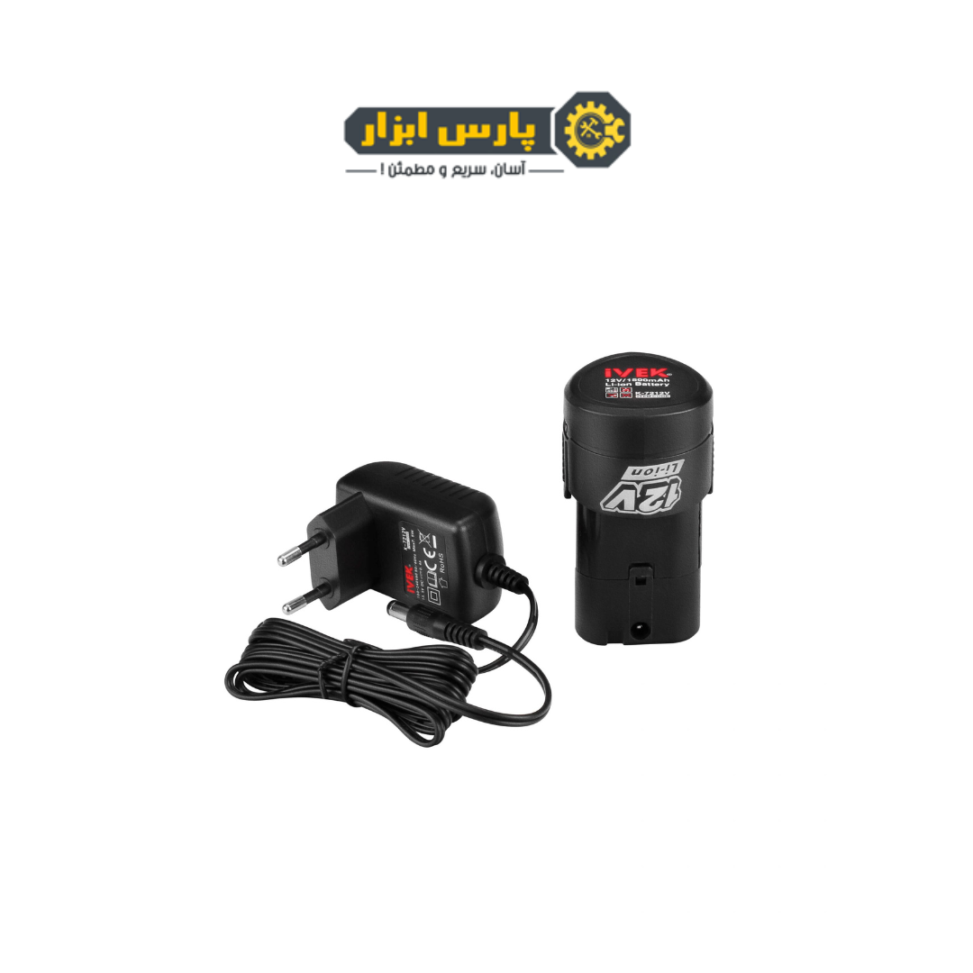 دریل پیچگوشتی شارژی لیتیوم ۱۲ ولت K-7212v ایوک